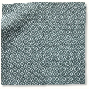 Peter Dunham Outdoor Performance Diamond Weave Fabric- Heera / White Ocean 9 yds - Picture 1 of 2