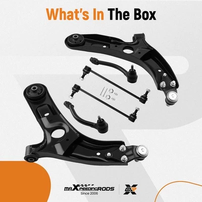 Front Left Driver & Right Passenger Control Arms Assembly for KIA Soul EV 15-19 - Image 1 of 4