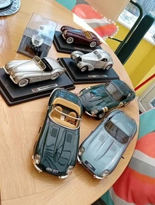 Job Lot of Vintage Model Cars x7 Jaguar Range Rover BMW Burago Maisto Mix Bundle - Picture 1 of 7
