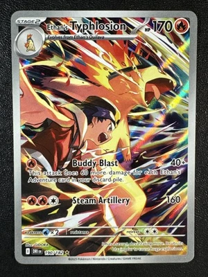 Ethan's Typhlosion 190/182 Illustration Rare SV10: Destined Rivals NM - Image 1 of 2