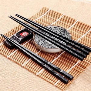 1 Pair Japanese Chopsticks Alloy Non-Slip Sushi ChopSticks Set Chinese Gift - Picture 1 of 26