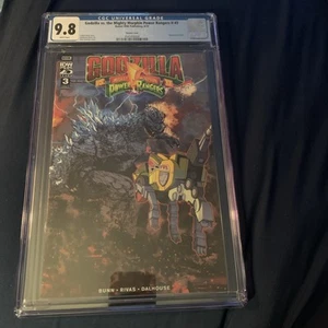 Godzilla Vs Mighty Morphin Power Rangers II #3 2024 CGC 9.8 variante Sanchez 1 98 - Foto 1 di 14
