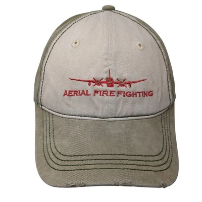 Aerial Fire Fighting Crew Strapback Baseball Cap Green OS Adjustable District - Imagem 1 de 4