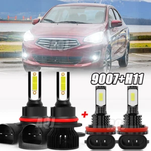 Para For Mitsubishi Mirage G4 2017-2019 2020 - Faros LED + Bombillas antiniebla - Picture 1 of 16