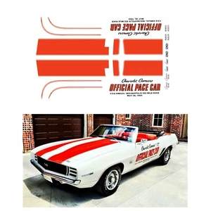 1969 Camaro Pace Car Decal for T-Jets Nice! Aurora Auto World Model Motoring AFX - Picture 1 of 3