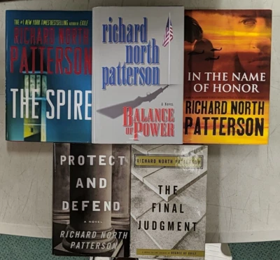 Richard North Patterson Hardcover Lot Final Judgement Protect and Defend x5 - Imagem 1 de 4