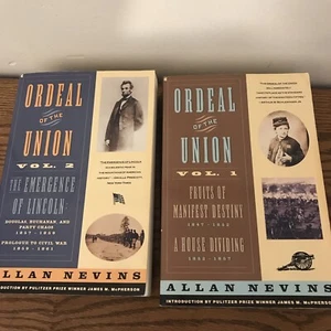 Ordeal Of The Union By Allan Nevins Volume 1 And 2 - Picture 1 of 10