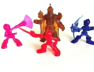 Power Rangers Super Samurai Rangers And General Shifter Translucent Figure Set  - Picture 1 of 2