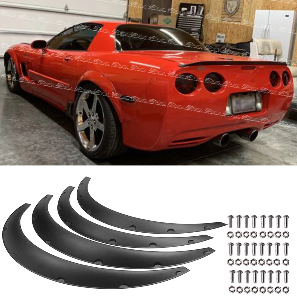 Guardabarros para Chevrolet Corvette C4 C5 97-04 carrocería ancha arcos de rueda guardabarros Foto 1 de 4