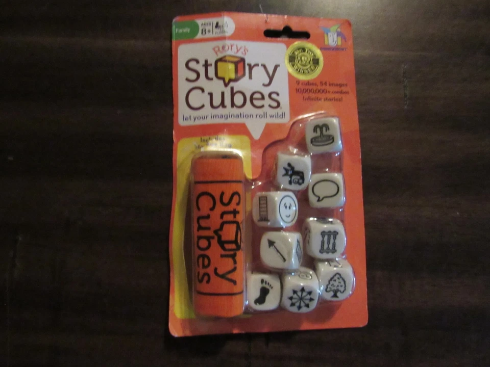 Rory's Story Cubes - GameWright - 2015 - Orange - 9 Story Cubes - Image 1 of 4