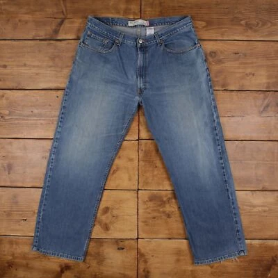 Vintage Levis 559 Jeans 38 x 32 Stonewash Straight Blue Red Tab Denim - Image 1 of 4
