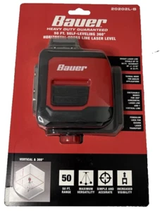 Bauer 20202l-B 50ft Self-Leveling 360 Horizontal Cross-Line Laser Level (A8) - Picture 1 of 2