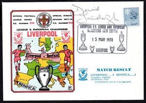 David Fairclough autographed Liverpool FC commemorative cover 1978 - Picture 1 of 2