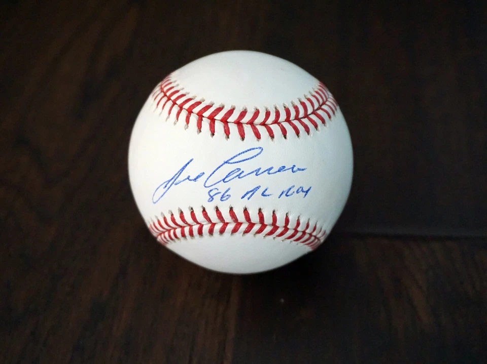 Jose Canseco 86 AL ROY Signed Autograph White Baseball JSA COA Oakland A's Great - Image 1 of 2