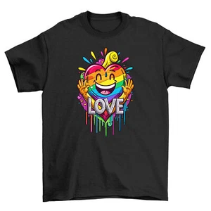 Pride_59 Love t-shirt - Spread Love with a Smile! Funny Unisex t-shirt, Soft Fab - Picture 1 of 46