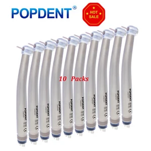 10 PCS Dental High Speed Handpiece Push Button Turbine 4 Hole NSK Pana Max Style - Picture 1 of 8