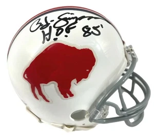 OJ Simpson signiert beschriftet HOF 85 Buffalo Bills Mini Helm JSA COA OJ Orenthal - Bild 1 von 4