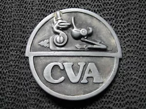 CVA CONNECTICUT VALLEY ARMS MUZZLELOADER BELT BUCKLE! VINTAGE! RARE! 1978! USA! - Picture 1 of 7