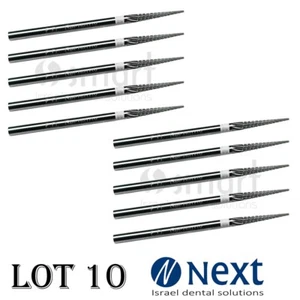 Lote X10 Cortadoras de Carburo Laboratorio Dental Bur Alemania tungsteno Premium Aleación de Titanio 6 - Imagen 1 de 4