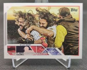 2023 Topps Series 1 #303 WILD WEST San Diego Padres Walk Off baseball card - Picture 1 of 2