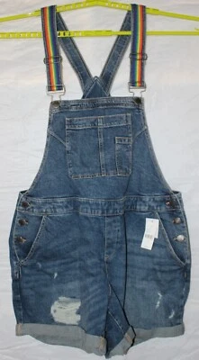 Pantalones Cortos Lane Bryant Denim Desgastados - Talla 20 Talla Grande - Orgullo Foto 1 de 4