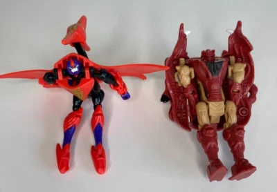 Lot of 2 Transformers Beast Wars Figures 1995/1996 Terrorsaur & Razorbeast READ - Image 1 of 4