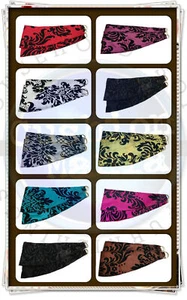 Par de Cortinas Flock Damasco Corbatas 6 Colores Cortinas a Juego Disponibles - Imagen 1 de 18