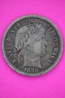 1898 S Barber Liberty Dime Scarce Semi Key Date Silver Coin San Francisco 128