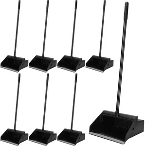 8 Pcs Lobby Dust Pan 36.6 Inch Upright Dust Pan with Serrated Yoke Dustpan - Picture 1 of 1