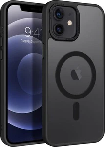 For iPhone 12 Mini Frosted Case MagSafe Magnetic Shockproof Thin Slim Cover - Picture 1 of 17