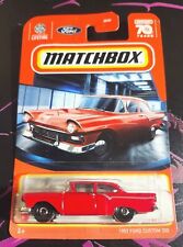 2023 Matchbox 70 Years 1957 Ford Custom 300 Red Finish #21/100 Diecast 1/64 