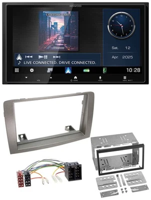 Kenwood Bluetooth 2DIN USB DAB MP3 Autoradio für Lancia Musa (2004-2012) - Bild 1 von 4