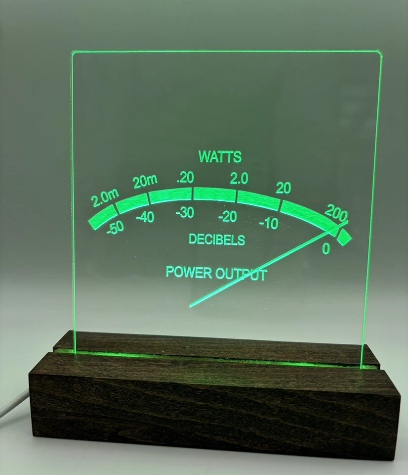 McIntosh  Power Amplifier Audiophile Led Sign W/base  Hot Item - Image 1 of 4