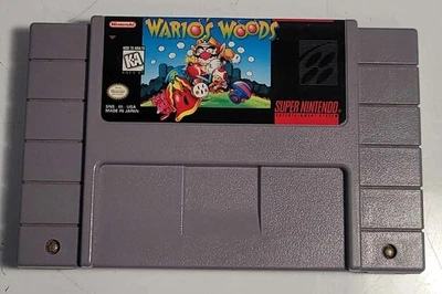 Wario's Woods (Super Nintendo SNES, 1994) Untested - Image 1 of 4