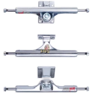 Slappy Skateboard Trucks ST1 Curb Killer 10" Inverted Polished Classic - Picture 1 of 8