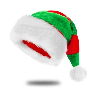 Unisex Adult Velvet Touch Comfort Santa Hats for Christmas & New Year Festive... - Picture 1 of 7