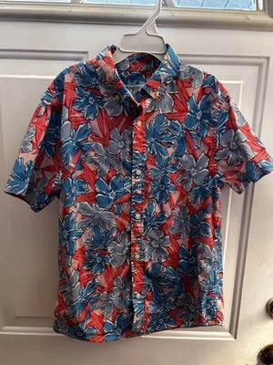 Camisa Hawaiana Abotonada 98 Algodón Vineyard Vines Niños Pequeña (8-10) Foto 1 de 4