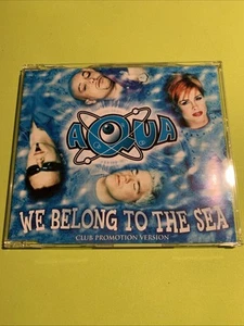 AQUA - We Belong To The Sea (CD, 2000) 4 TRK Danish IMPORT PROMO *RARE* NM - Picture 1 of 4