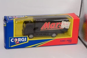 New in Box 1991 Corgi Ford Truck in Black w/ Mars Deco - Picture 1 of 6