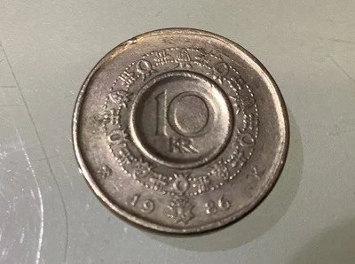 Norway 10 Kroner 1986 Circulated - Image 1 of 2