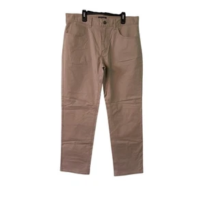 Michael Kors Men's 32/30 Khaki Pants With Flashy Metal MK Patch 32x29 - Picture 1 of 4