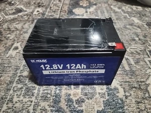 DC HOUSE 12V 12Ah LiFePO4 Lithium Battery - Bild 1 von 10