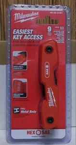 Milwaukee 48-22-2181 Folding 9 SAE Hex Key Set - Picture 1 of 1