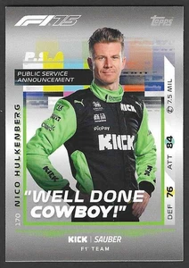 2025 Topps Turbo Attax #170 Nico Hulkenberg PSA - Picture 1 of 3