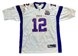 Percy Harvin — Minnesota Vikings Reebok Stitched 50 Year Patch Jersey — Size 56 - Picture 1 of 7