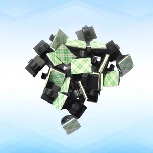 50 Pcs Selbstklebende Kabelmanagement-Clips Klemmungsklemme Der Kleber - Bild 1 von 11