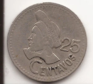 Guatemala 25 Centavos Coin 1992 - Picture 1 of 2