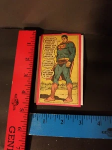 8 piece HANDMADE SUPERMAN EMBELLISHMENTS SCRAPBOOKING, DIARIES REAL COMIC STRIP - Picture 1 of 12