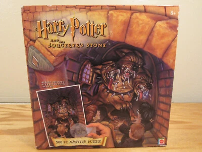 Harry Potter Sorcerers Stone Fluffy 300 piezas rompecabezas misterioso Mattel 2000 nuevo sellado Foto 1 de 4