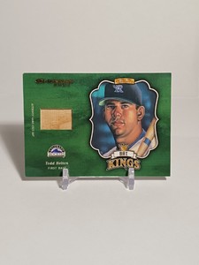 Todd Helton Game Used Relic Card 2003 Donruss Bat Kings /100 - Colorado Rockies